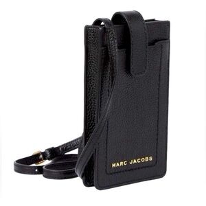 Marc Jacobs Black Leather Crossbody Bag